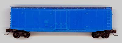 Undecorated boxcar